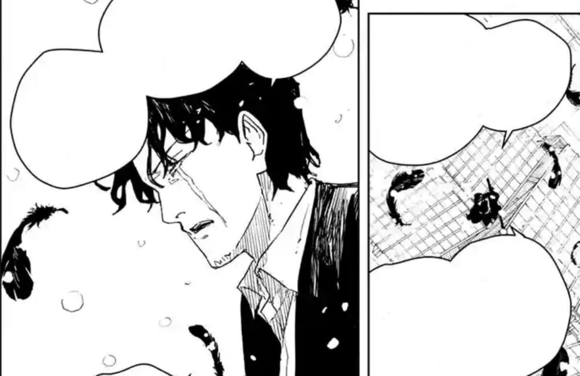 Samura, as seen in the chapter (Image via Shueisha)